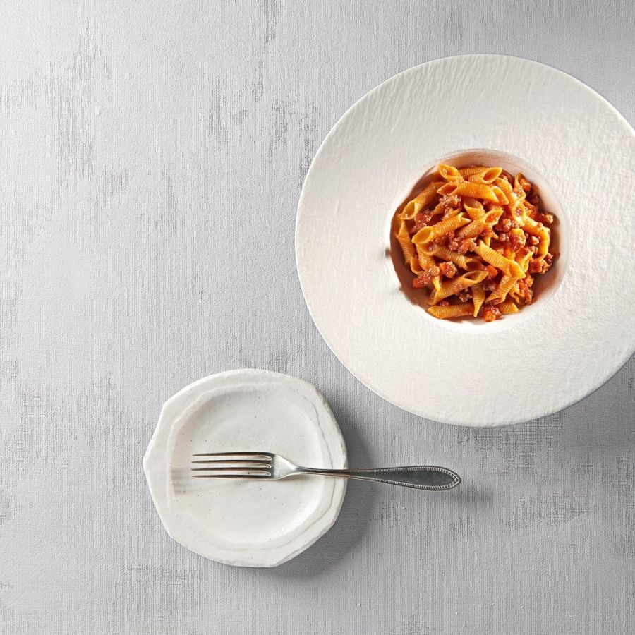 Garganelli con salsa a la boloñesa