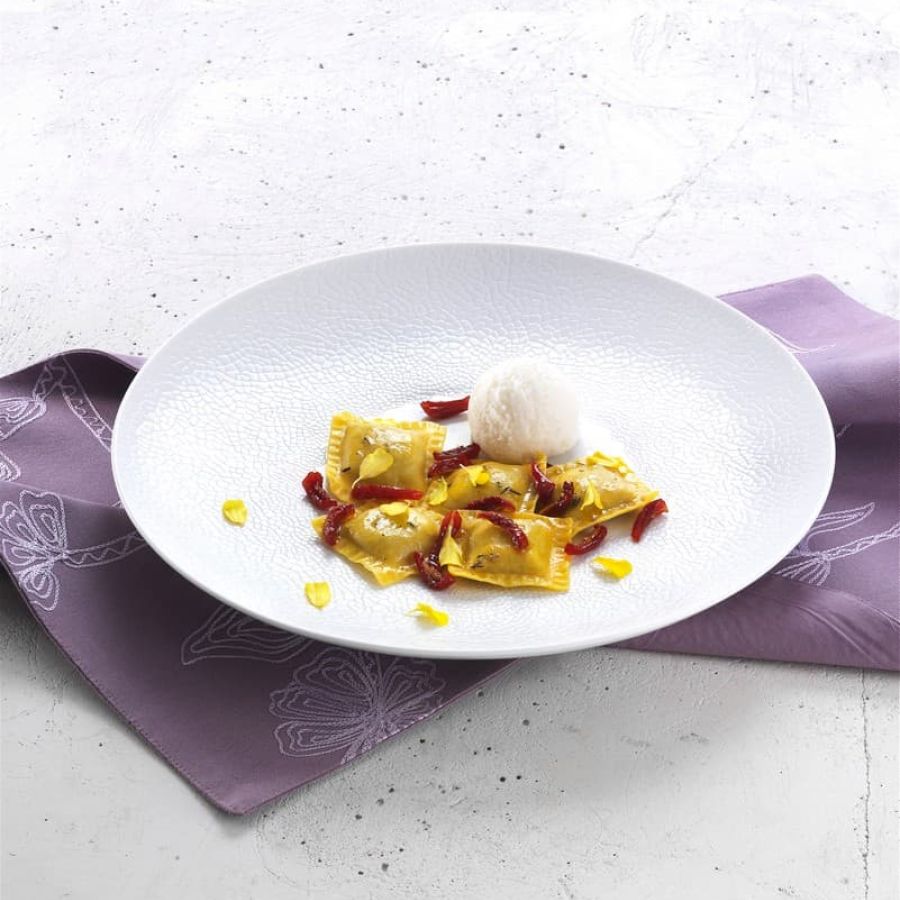 Le Violette avec pommes de terre violettes Vitelotte de la terre à la mer