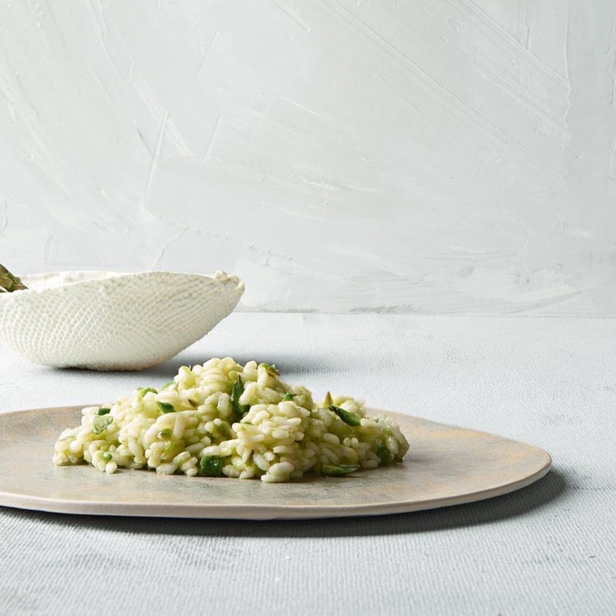 Asparagus risotto