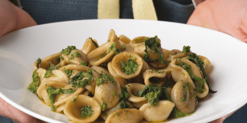 Orecchiette integrali alle cime di rapa – Z371