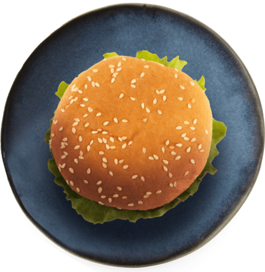 Snack allegri icona con hamburger